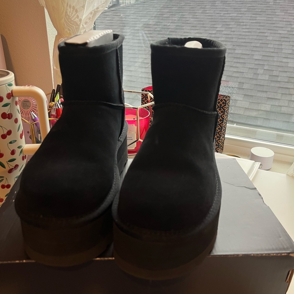 UGG Classic Black Winter Boots